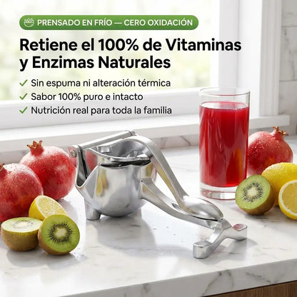 JuiceMaster™ Pro - Exprimidor de frutas metálico