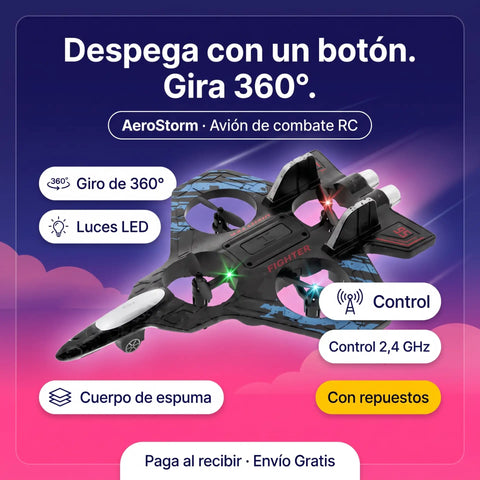 AeroStorm - Avión drone Control Remoto