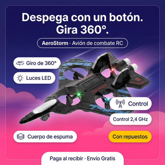 AeroStorm - Avión drone Control Remoto