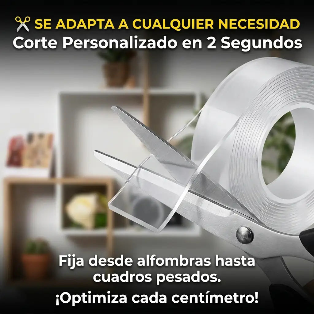NanoGrip™ Pro - Cinta adhesiva doble contacto (Pack 2 unidades)