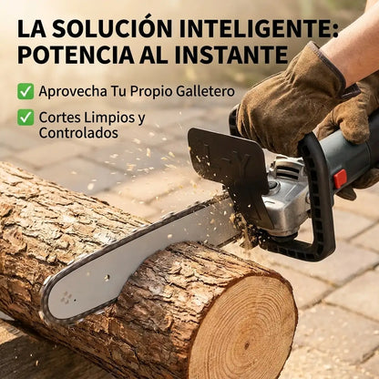 SawMaster™ Turbo - Adaptador motosierra para galletero o esmeril