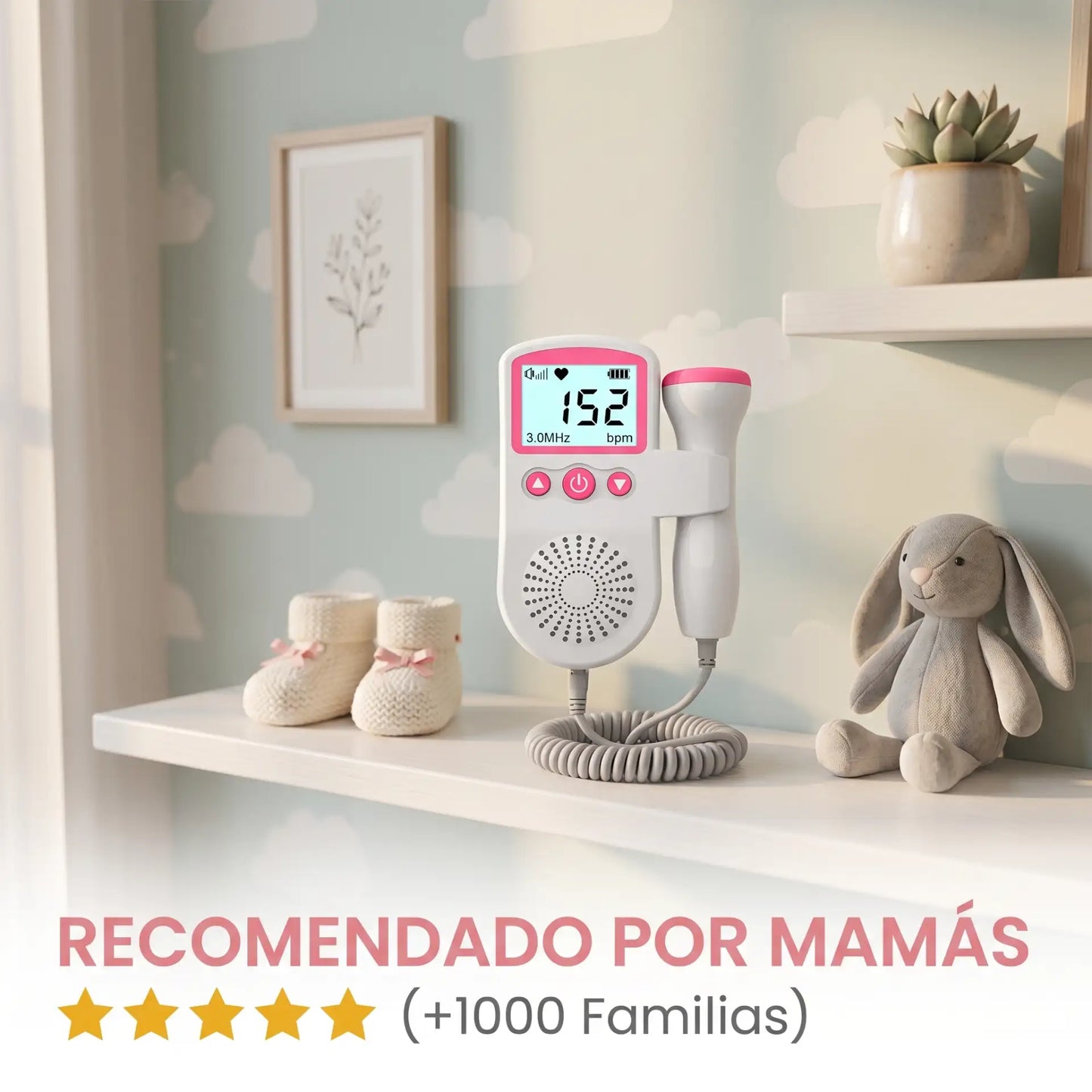 BabyBeat™ - Monitor De Frecuencia Latidos Del Bebé