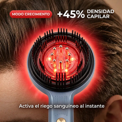 CapilarFix™ - Cepillo Masajeador Cabello Terapia Luz