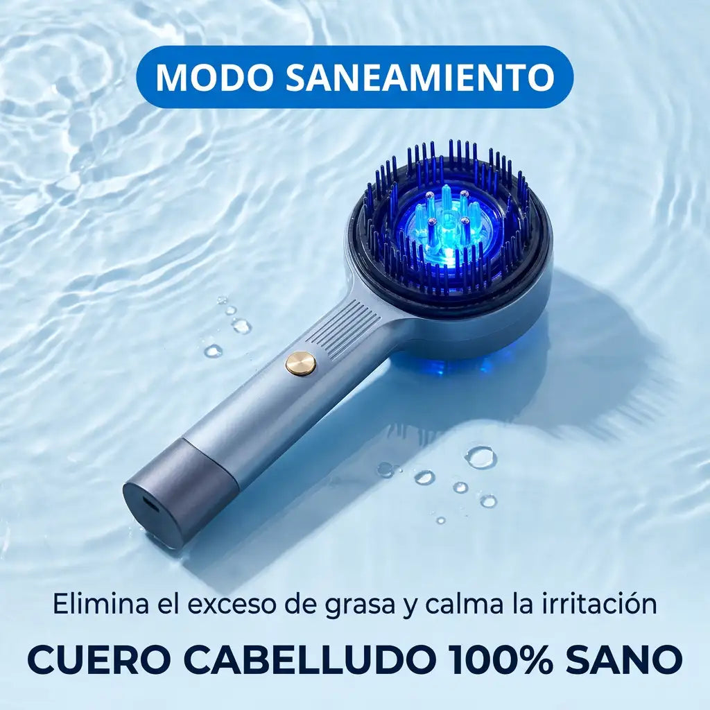 CapilarFix™ - Cepillo Masajeador Cabello Terapia Luz
