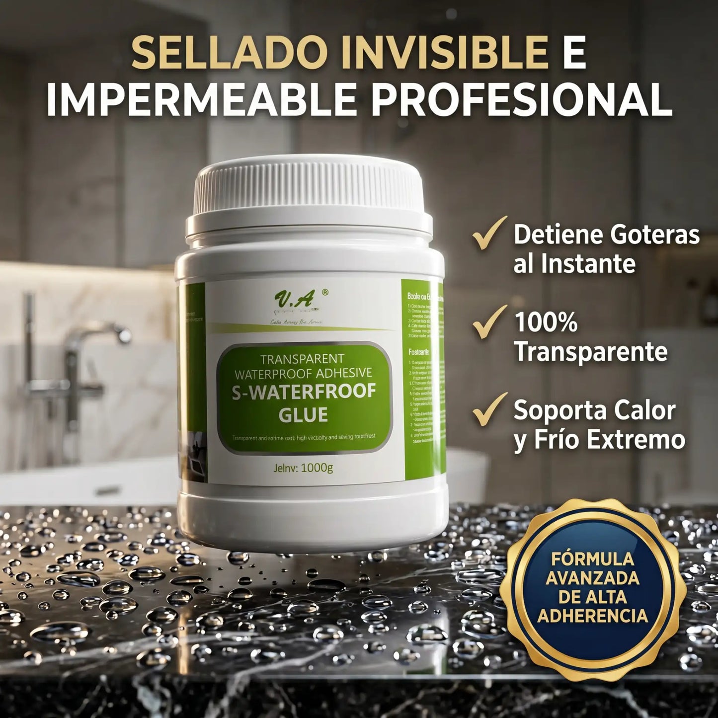 AquaFix: Sellador Invisible Anti-Filtraciones (1 KG)