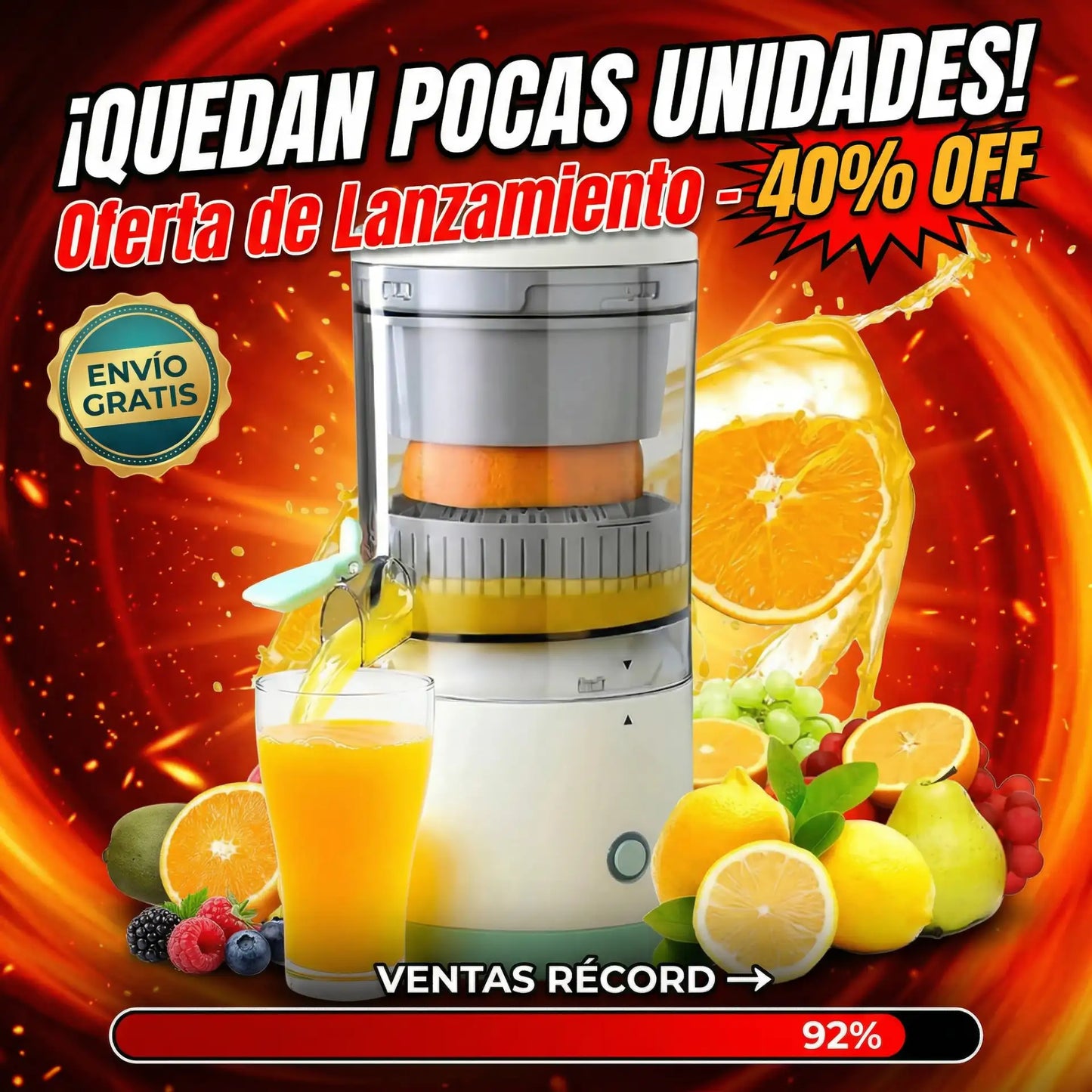 VitaPress™ - Exprimidor Electrico De Jugo Inalambrico