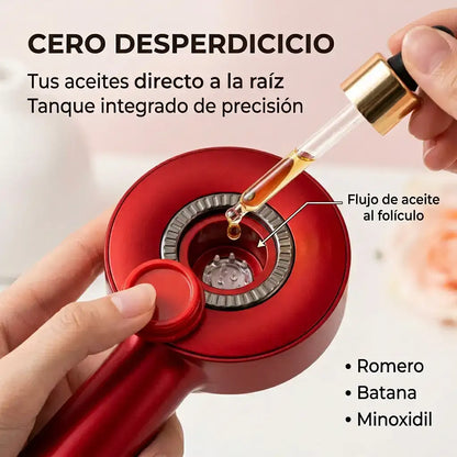 CapilarFix™ - Cepillo Masajeador Cabello Terapia Luz
