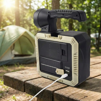 SolarTool Elite - Linterna solar + kit de herramientas
