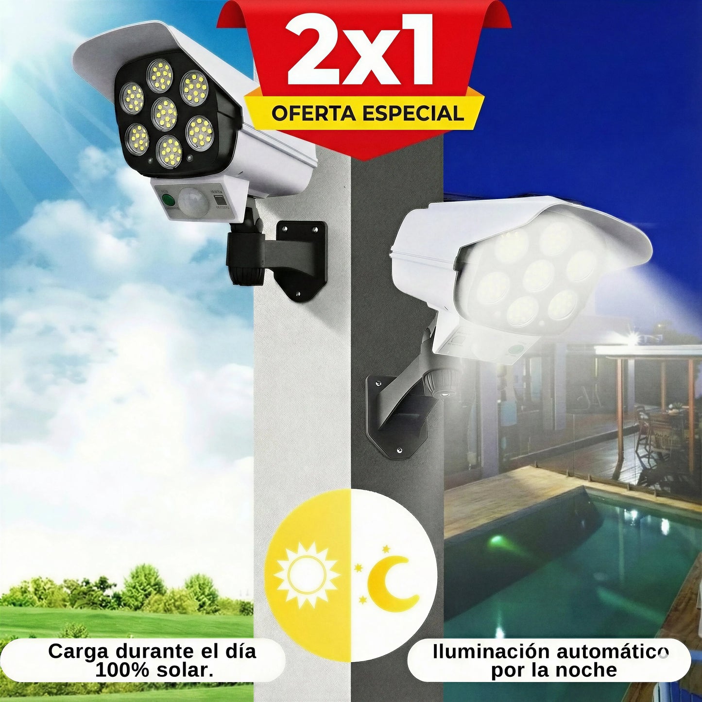 SolarSentry - Foco Led Solar